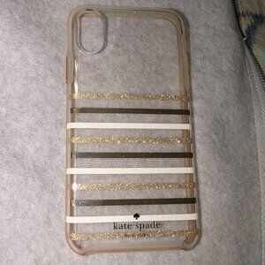 Kate Spade Protective Case for iPhone Xs & X Gold (6)
